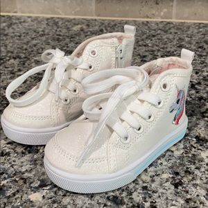 Glitter unicorn shoes!